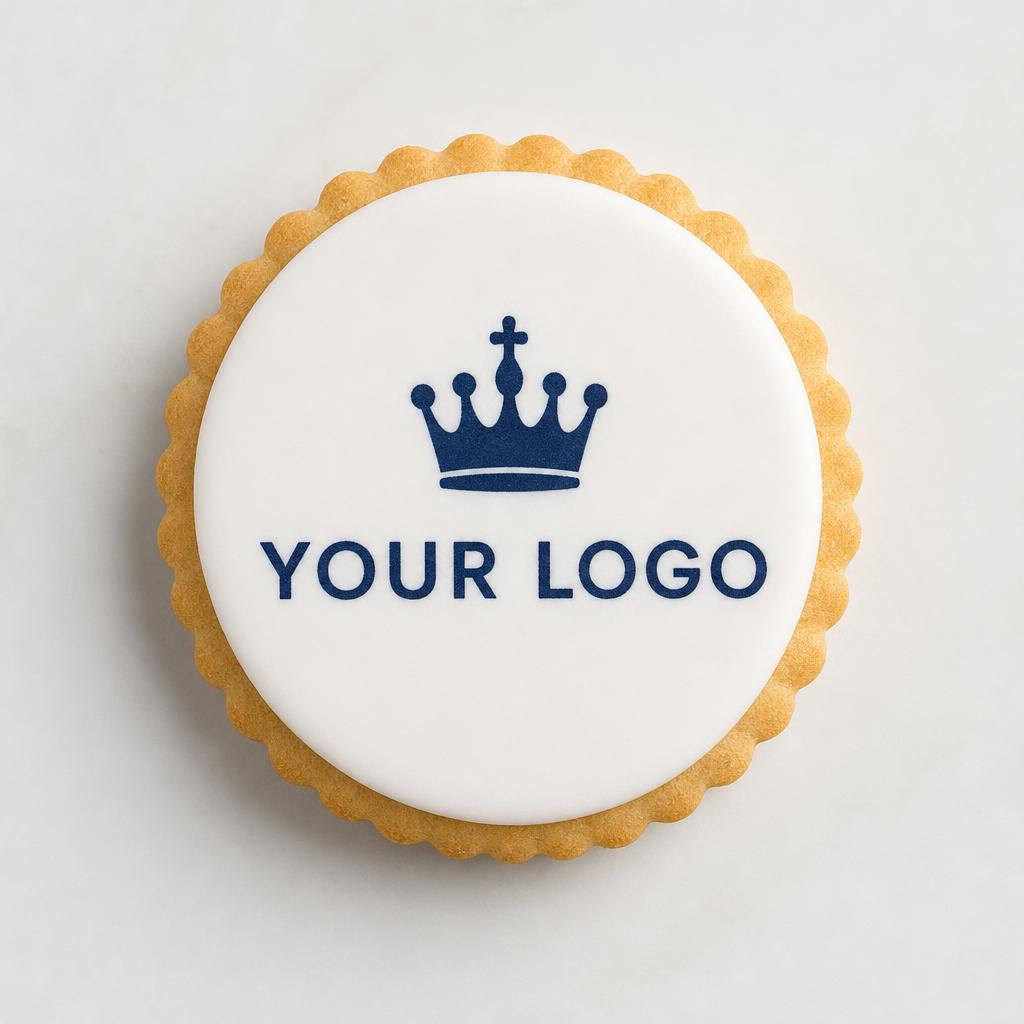 Round Branded Biscuits